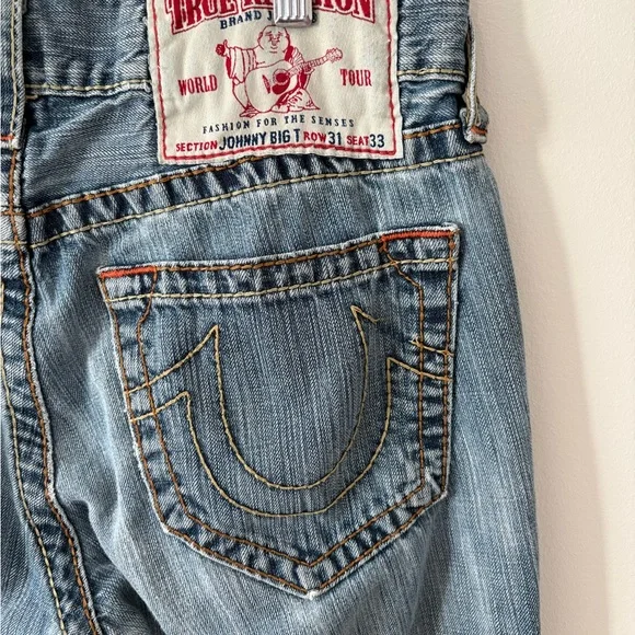 TRUE RELIGION Vintage Low-Rise Boot Cut Jeans Size 31 Archive Y2K Vintage - Picture 10 of 14